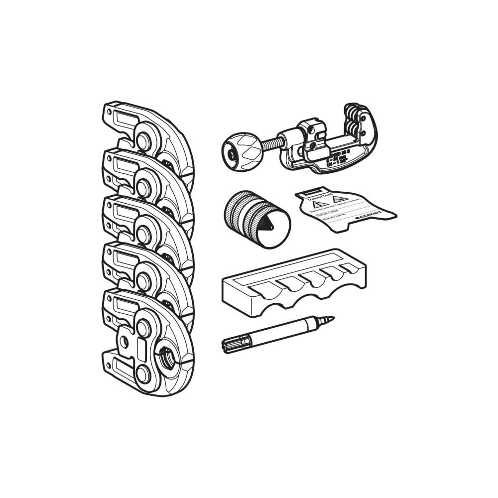 Geberit Mapress Set Pressbacken Typ 1 Außendurchmesser 12/15/22/28/35mm... GEBERIT-690195001 4025416518945 (Abb. 5)