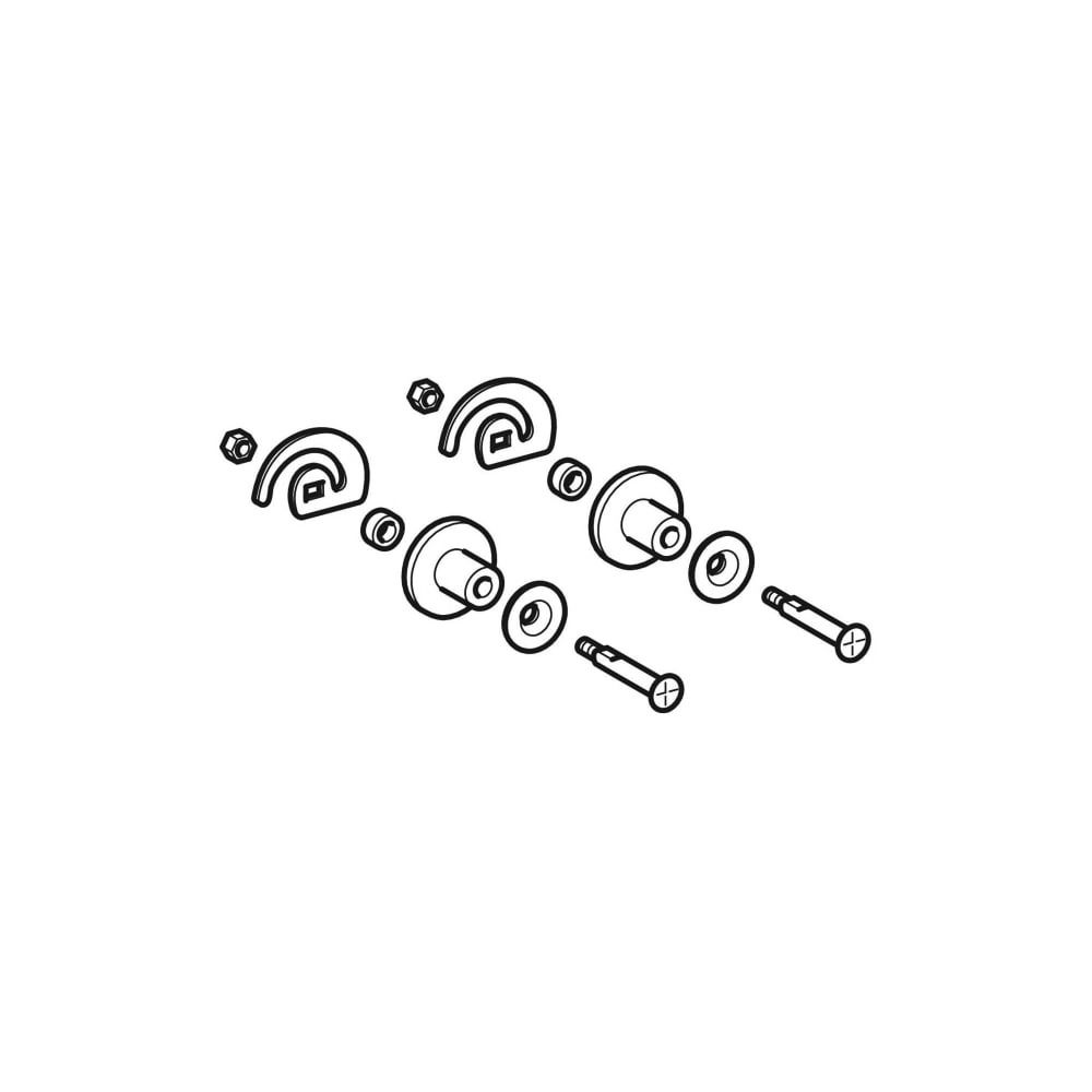 Geberit Set Schrauben für Befestigungsmaterial, Kerafix, 2 Stück... GEBERIT-597159000 4022009206449 (Abb. 3)