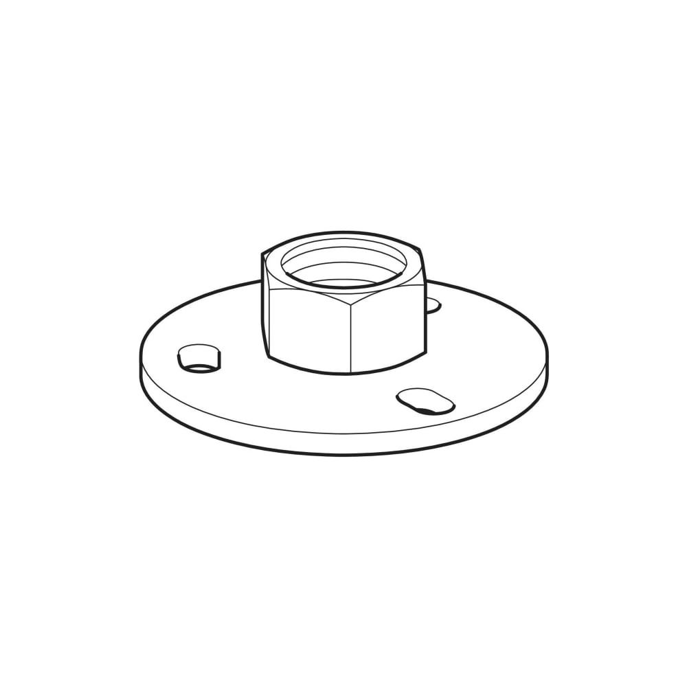 Geberit Grundplatte rund, Dreiloch, G 1/2, 362839261... GEBERIT-362839261 4025416023968 (Abb. 10)