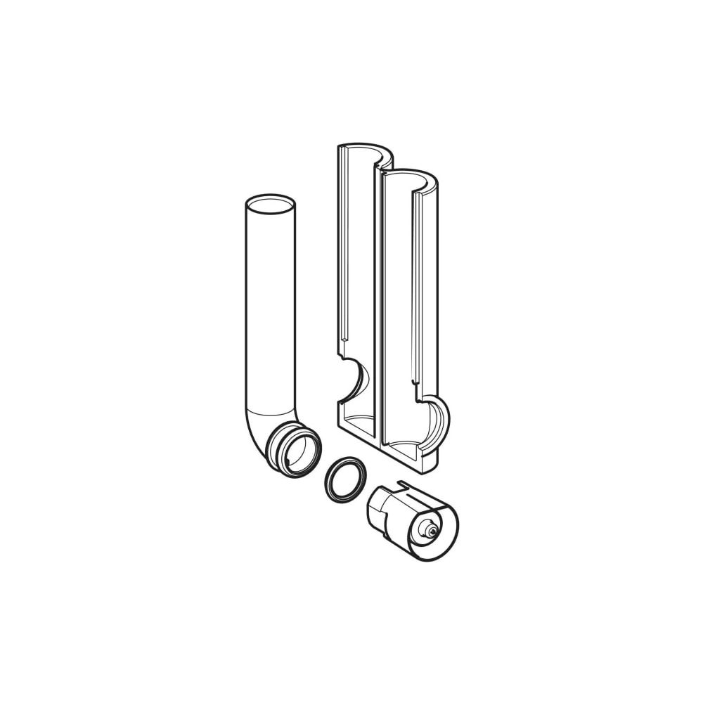 Geberit Set Spülbogen 90 Grad mit Dämmung Außendurchmesser 56mm, 119652161... GEBERIT-119652161 4025416008576 (Abb. 7)