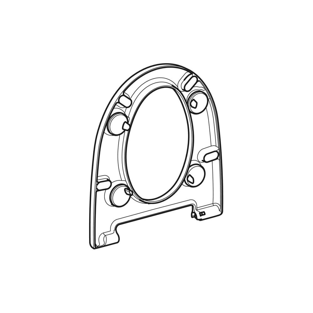Geberit Dusch-WC-Sitzring fixiert, für Geberit AquaClean Mera Classic, Alpinweiß... GEBERIT-147042111 4025416285175 (Abb. 3)