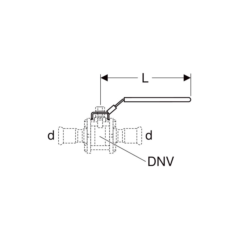 Geberit Set Betätigungshebel abschließbar, für Geberit Mapress Kugelhahn, geflanscht DN ... GEBERIT-90778 4025410547699 (Abb. 5)