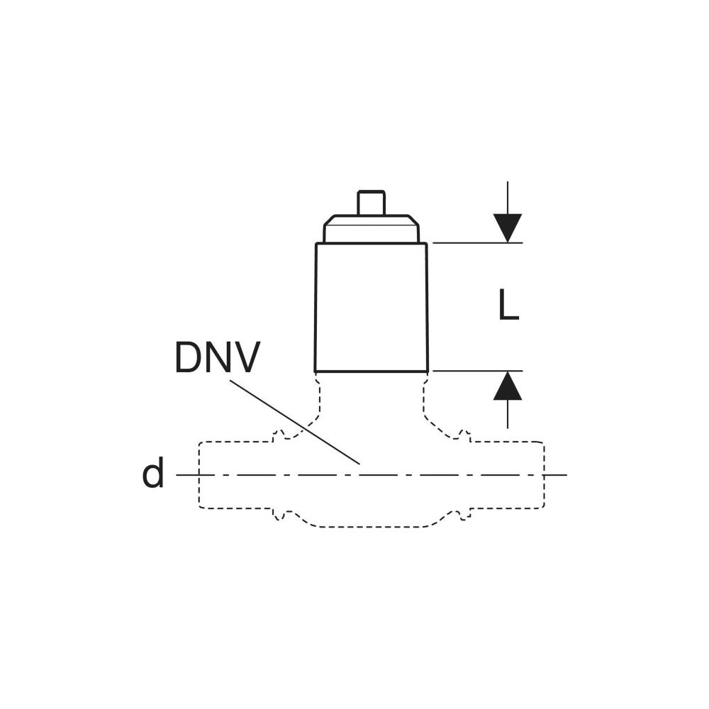 Geberit Set Spindelverlängerung für Kugelhahn DN 40/50... GEBERIT-610060001 4025416217466 (Abb. 5)