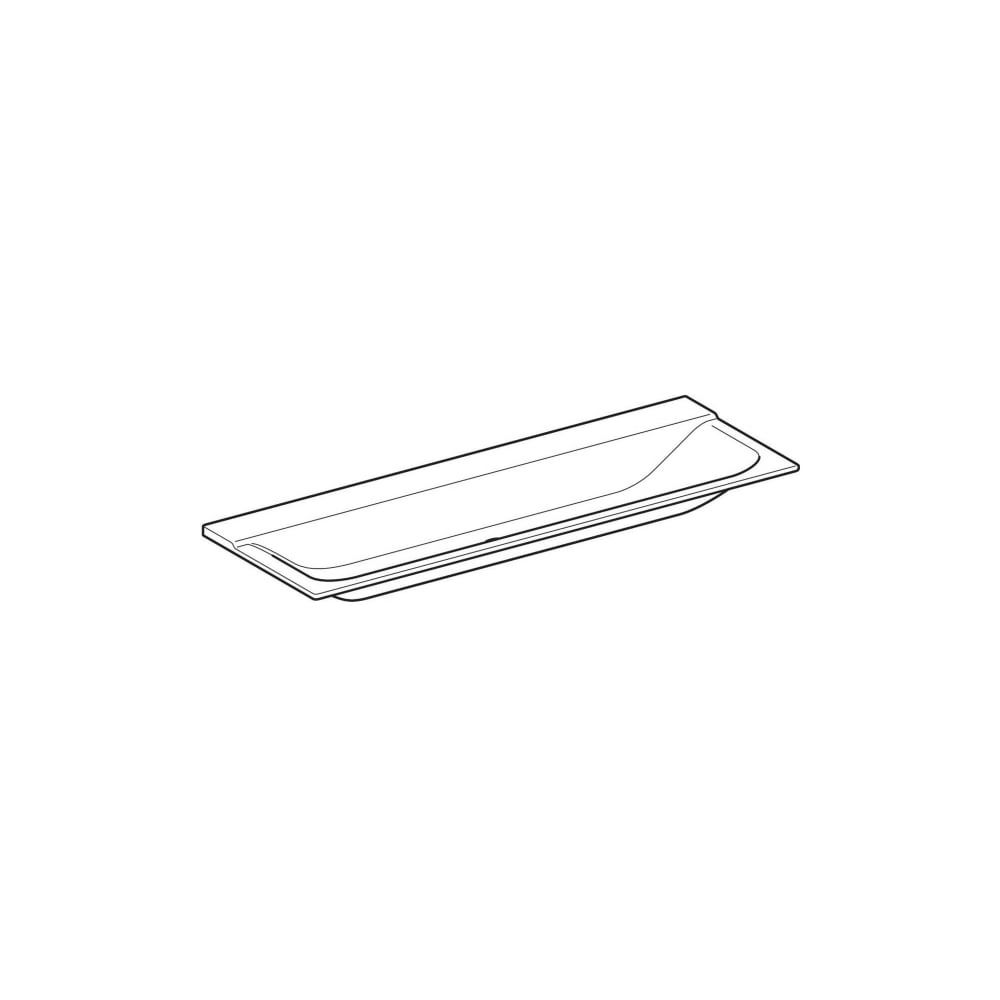 Geberit Xeno2 Möbelwaschtisch, Breite 140cm, Tiefe 48cm, ohne Hahnloch, ohne Überlau... GEBERIT-500276001 4025416383215 (Abb. 3)