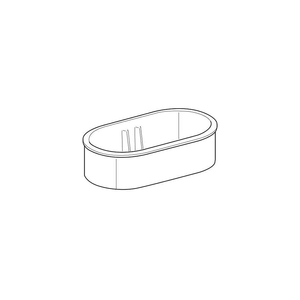 Geberit Bambini Ovalbadewanne, Breite 51,5cm, Alpinweiß... GEBERIT-407010016 4022009295856 (Abb. 3)
