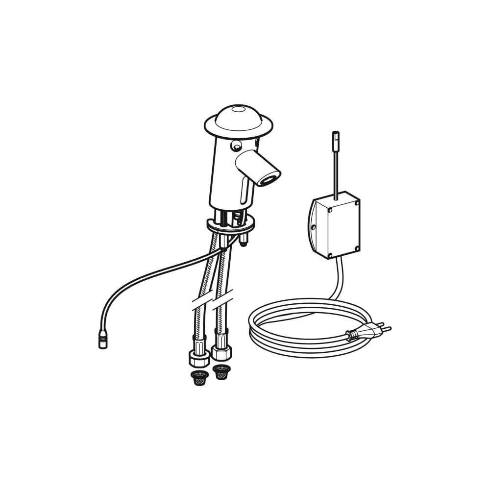 Geberit Bambini Waschtischarmatur Netzbetrieb, mehrfarbig mit Mischer... GEBERIT-577660000 4022009335422 (Abb. 3)
