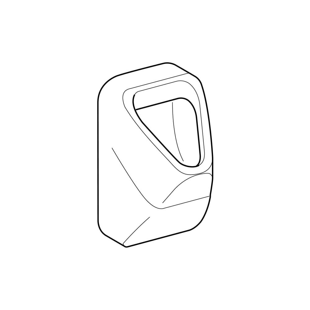 Geberit Alivio Urinal mit Ablaufsieb, Zulauf von hinten, Tiefe 34cm, Abgang nach hin... GEBERIT-238000000 4022009327175 (Abb. 3)