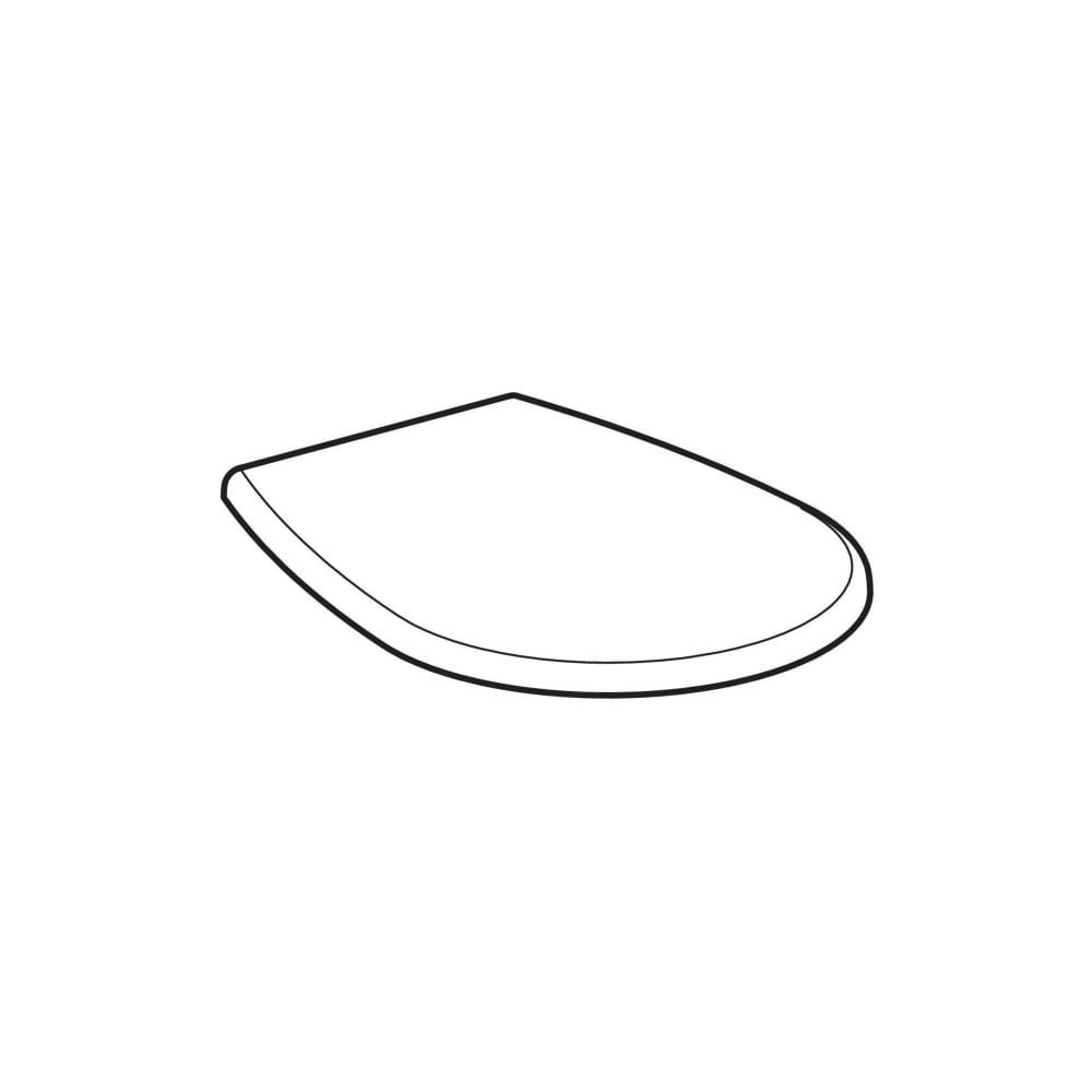 Geberit Renova WC-Sitz oval, Befestigung von unten Absenkautomatik nein, Befestigung... GEBERIT-572165068 4022009265217 (Abb. 7)