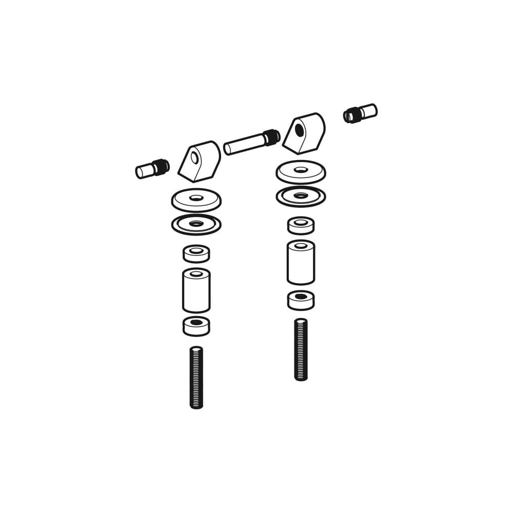 Geberit Set Scharniere für Urinaldeckel, 2 Stück... GEBERIT-597146000 4022009194449 (Abb. 3)
