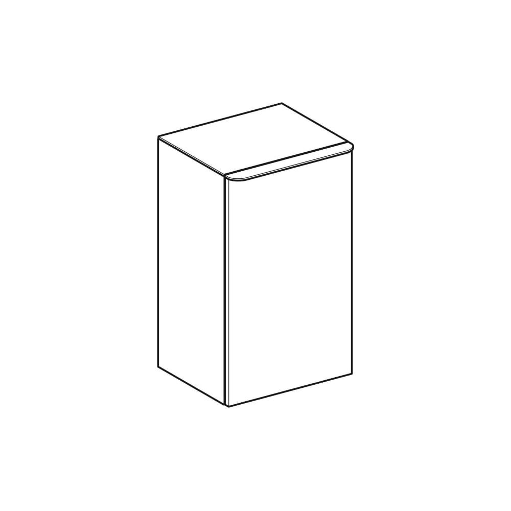 Geberit Smyle Square Seitenschrank, 1 Tür, 36x60x32,6cm, Sandgrau/lackiert hochgl, S... GEBERIT-500359JL1 4025416352631 (Abb. 3)