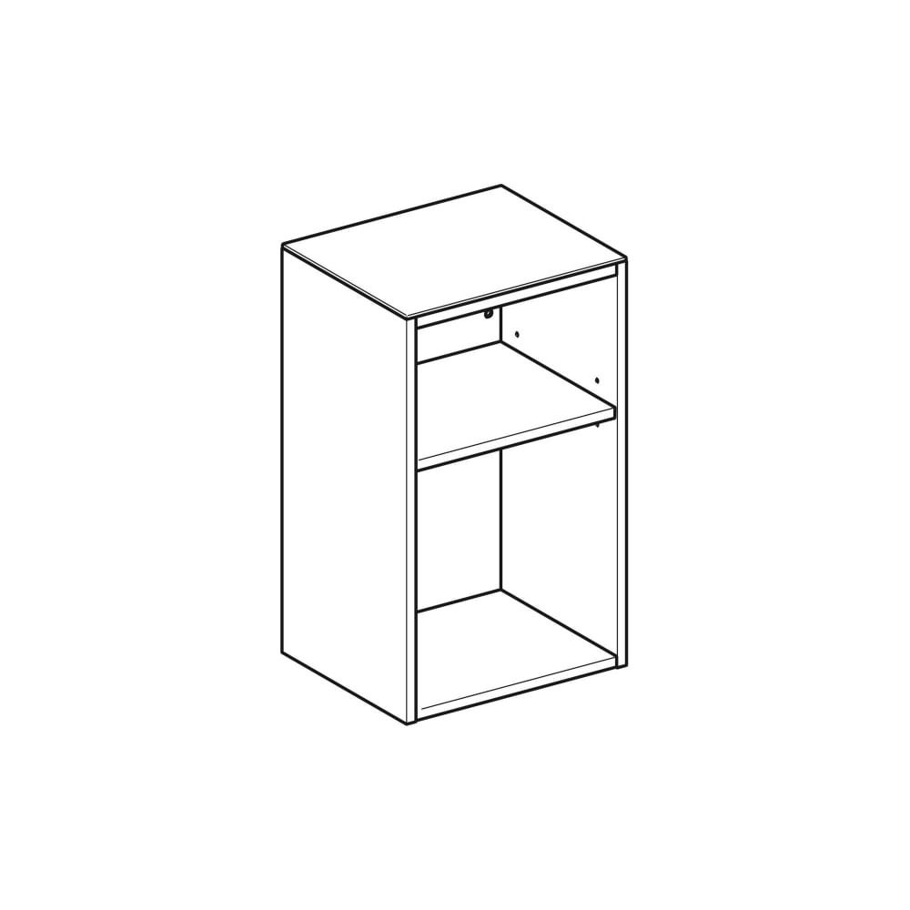 Geberit Smyle Square Seitenschrank offen, 36x60x29,9cm, Nussbaum hickory Melamin Hol... GEBERIT-500358JR1 4025416383284 (Abb. 3)