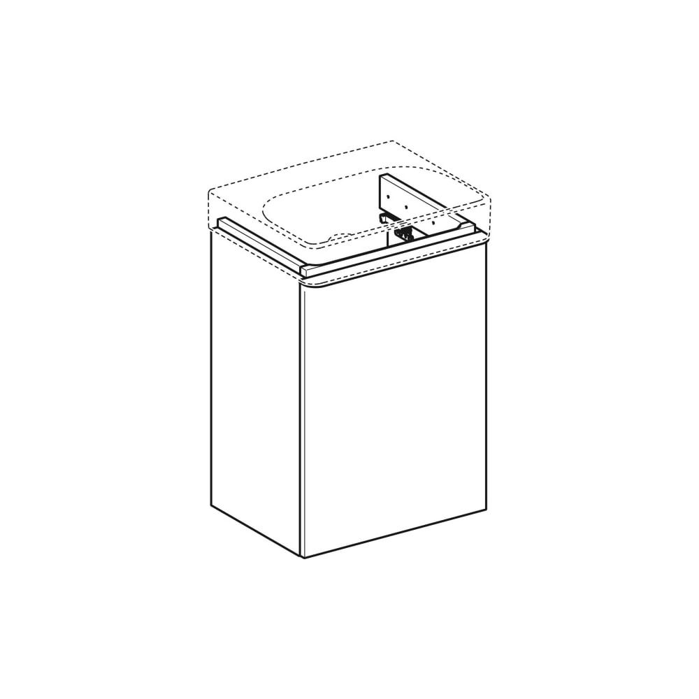 Geberit Smyle Square Unterschr. für Handwaschbecken, 1 Tür, Anschlag Links, 44,2x61,... GEBERIT-500351JL1 4025416360834 (Abb. 3)
