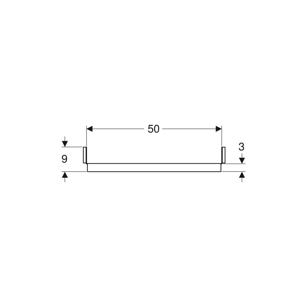 Geberit Traverse für Geberit Duofix Element für Nischenablagebox... GEBERIT-111595001 4025416351627 (Abb. 4)