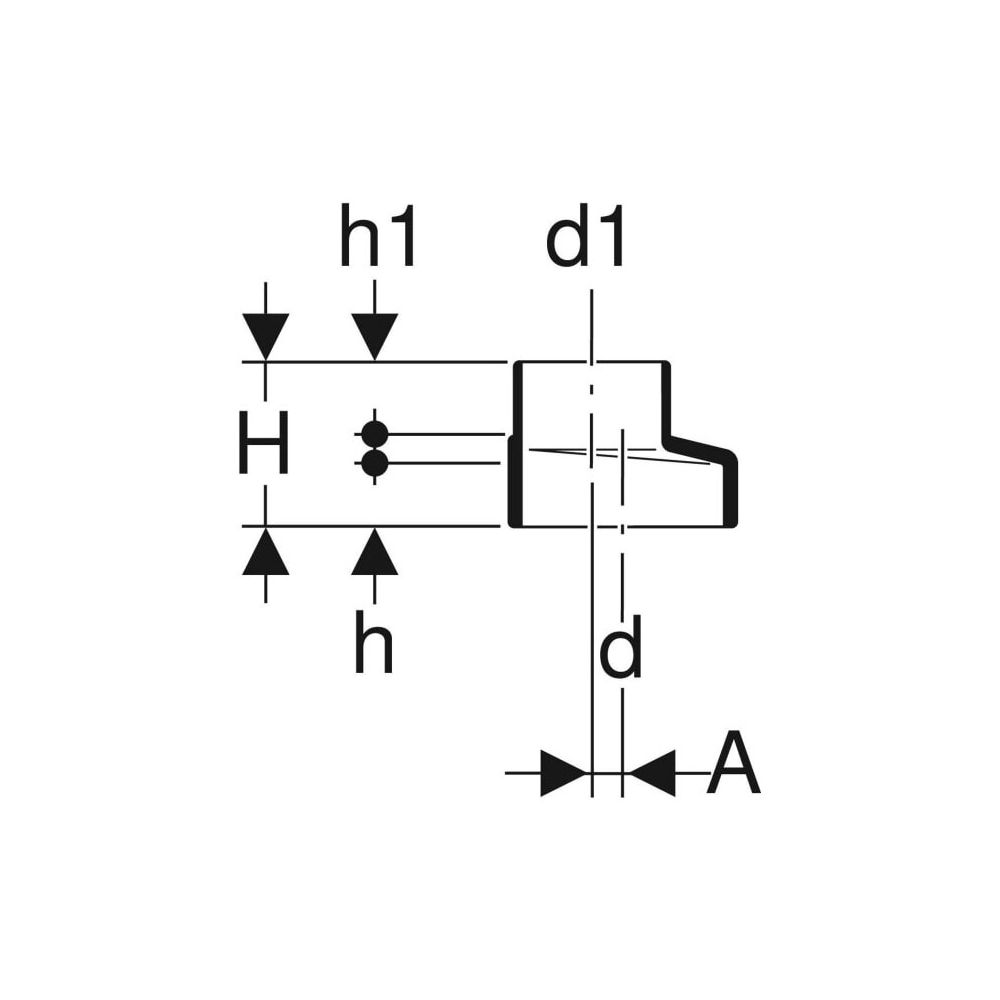 Geberit Silent db20 Reduktion exzentrisch, kurz, d 90mm, d1 56mm... GEBERIT-308050141 4025416084518 (Abb. 4)