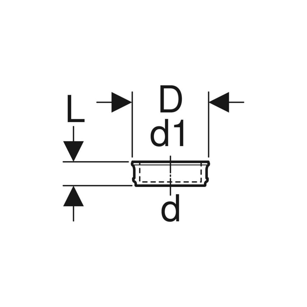 Geberit PE Anschlusssteckmuffe mit Lippendichtung, für Wand-WC Außendurchmesser 90mm... GEBERIT-366941161 4025416030317 (Abb. 4)