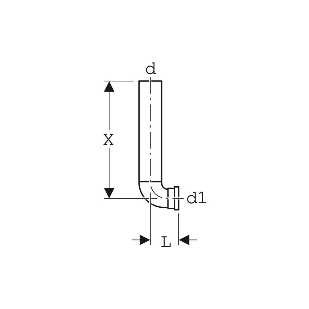 Geberit Set Spülbogen 90° mit Dämmung Außendurchmesser 56mm... GEBERIT-119652161 4025416008576 (Abb. 3)