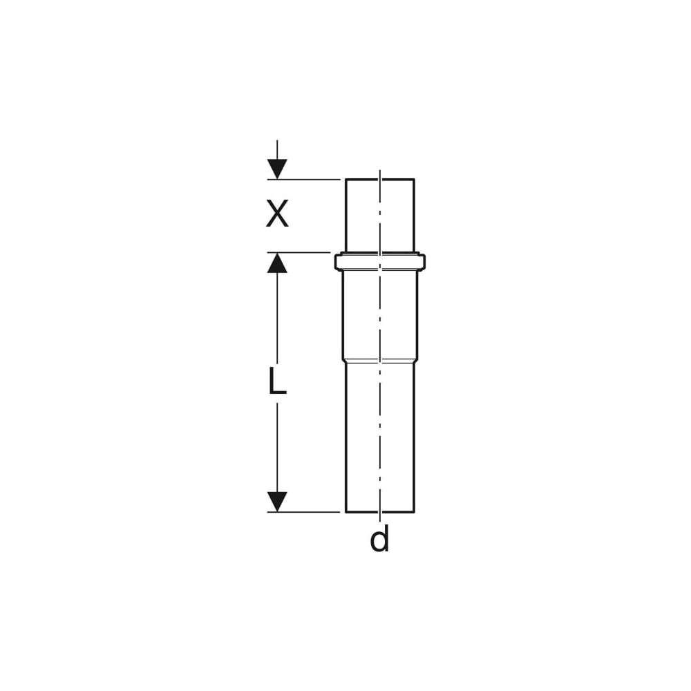 Geberit PE Langmuffe mit Dichtungsschutz Außendurchmesser 250mm... GEBERIT-371701161 4025416036289 (Abb. 4)