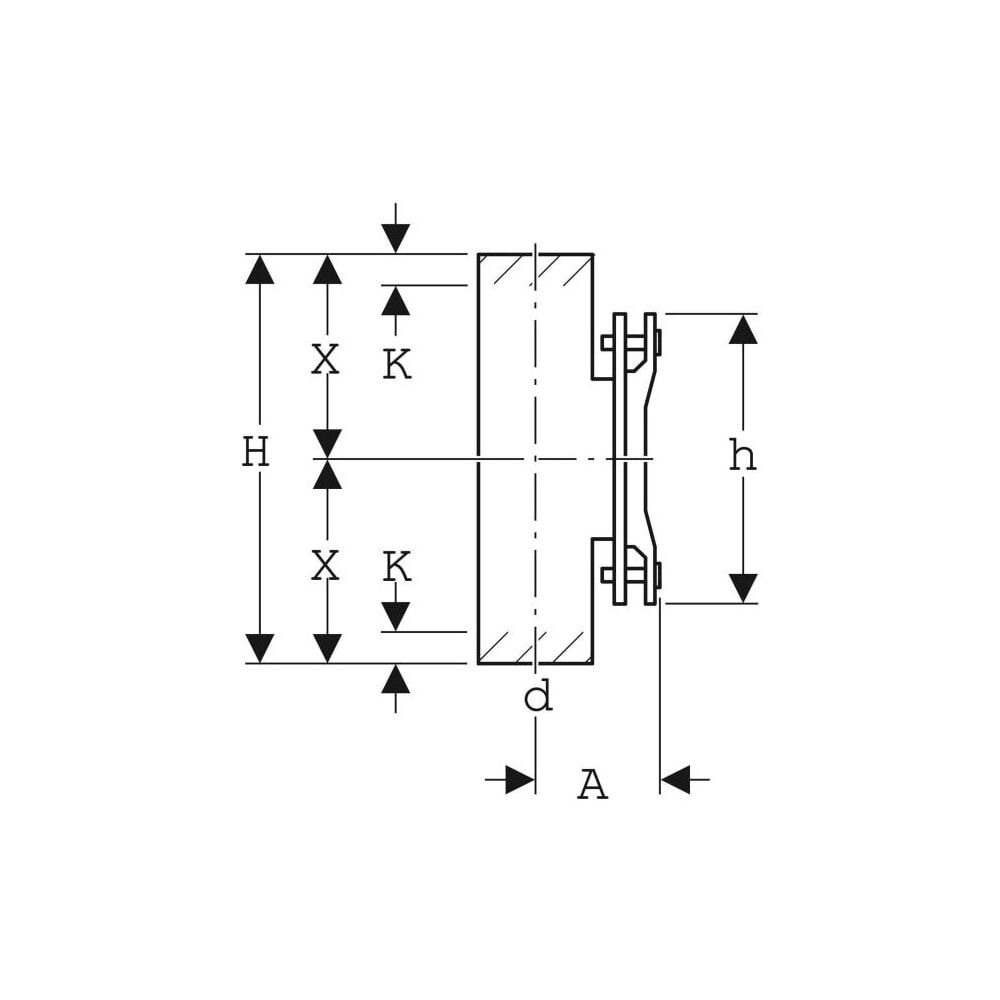 Geberit PE Reinigungsstück 90 Grad mit ovaler Serviceöffnung Außendurchmesser 200mm... GEBERIT-370454161 4025416035596 (Abb. 4)