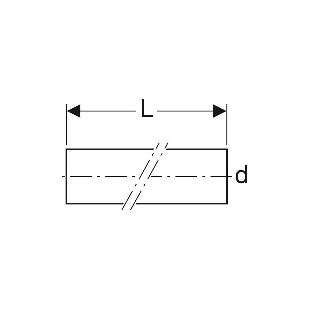 Geberit PE Rohr DN 50 Außendurchmesser 50mm Innendurchmesser 44mm Wandstärke 3mm Län... GEBERIT-361000160 4025416128984 (Abb. 4)