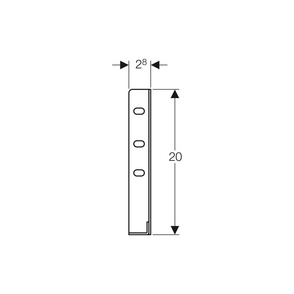 Geberit GIS Bausatz für frei stehende Systemwand... GEBERIT-461660001 4025416000488 (Abb. 4)