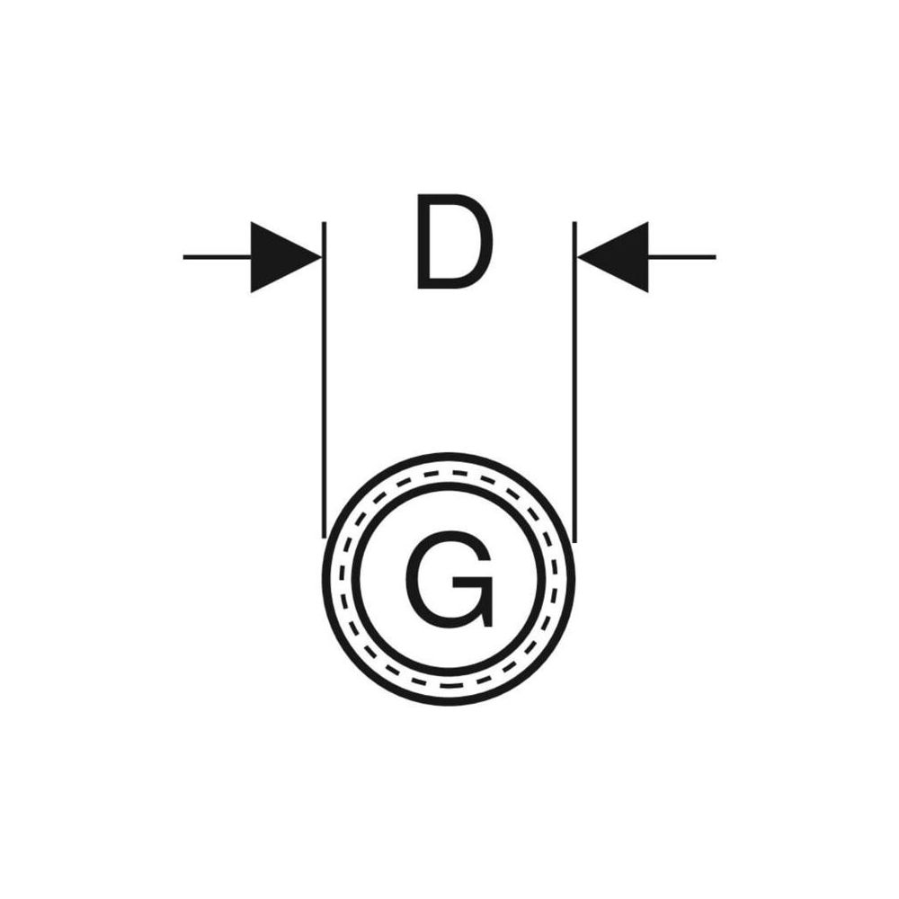 Geberit Gewinderohr G 1/2″, galvanisch verzinkt... GEBERIT-362857261 4025416117285 (Abb. 5)