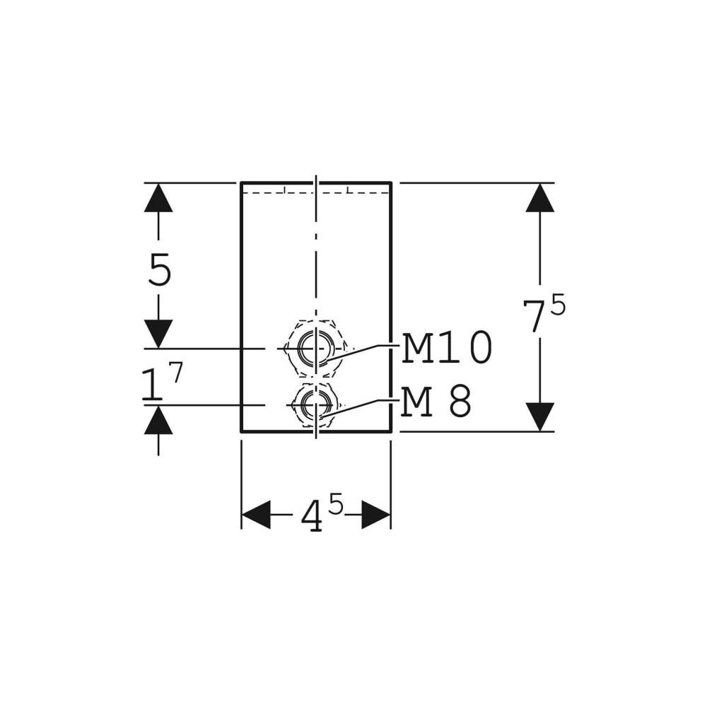 Geberit GIS Rohrhalter, 461098001... GEBERIT-461098001 4025416501169 (Abb. 4)