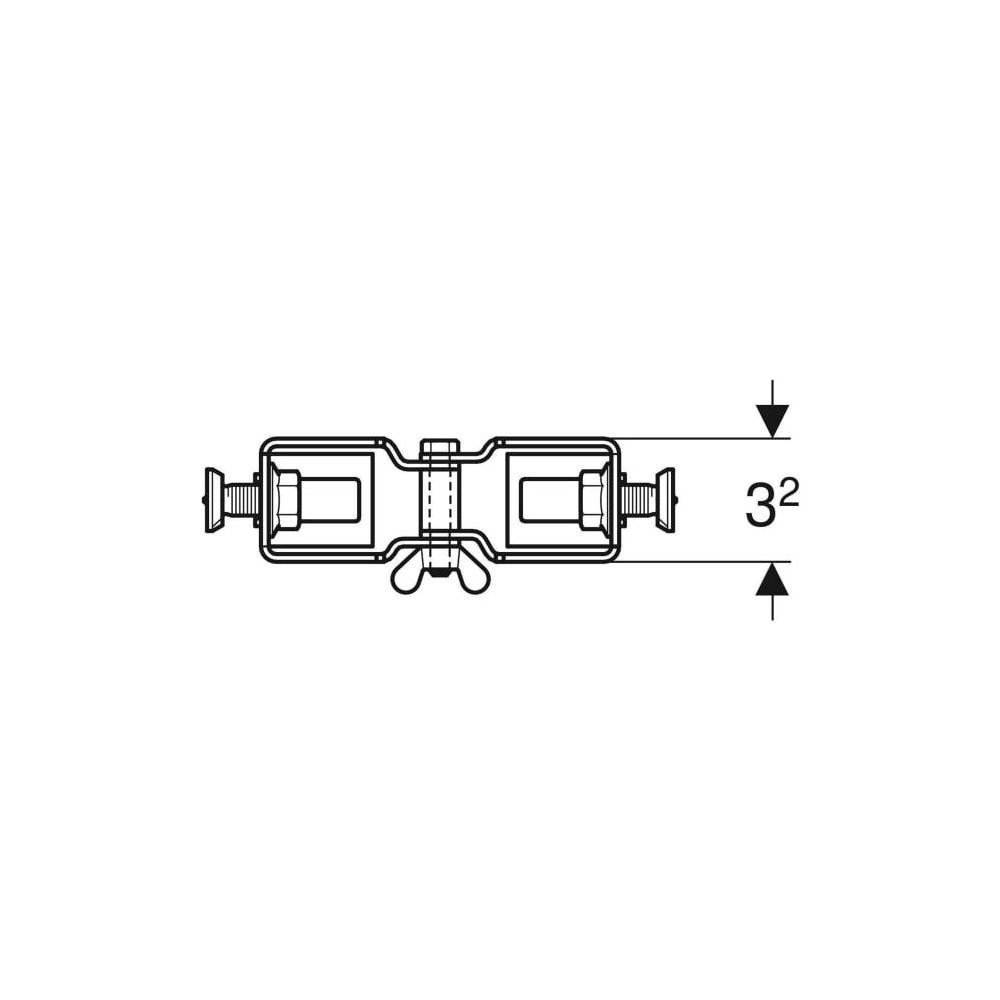 Geberit GIS Eckanschluss, 461804001... GEBERIT-461804001 4025416607656 (Abb. 5)