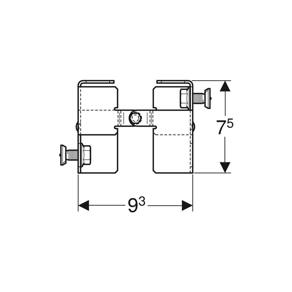 Geberit GIS Eckanschluss, 461804001... GEBERIT-461804001 4025416607656 (Abb. 4)
