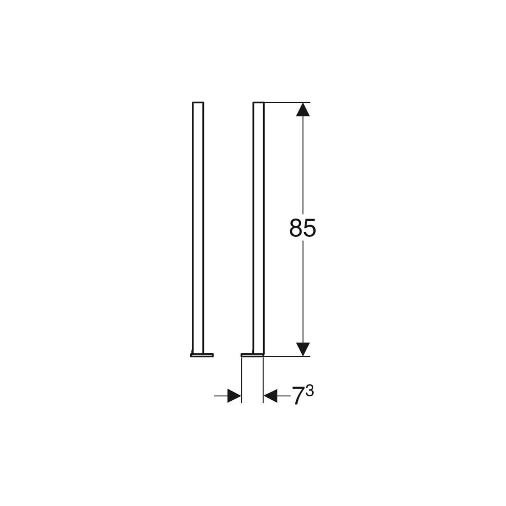 Geberit Duofix Set Fußverlängerungen für Fußbodenaufbau 20-40cm... GEBERIT-111848001 4025416511069 (Abb. 4)