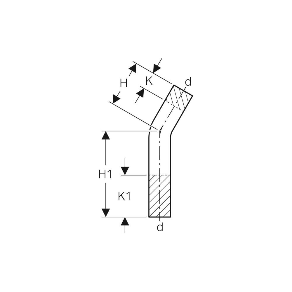 Geberit Mapress Edelstahl Passbogen 30 Grad, Außendurchmesser 54mm... GEBERIT-30938 4024723309383 (Abb. 4)