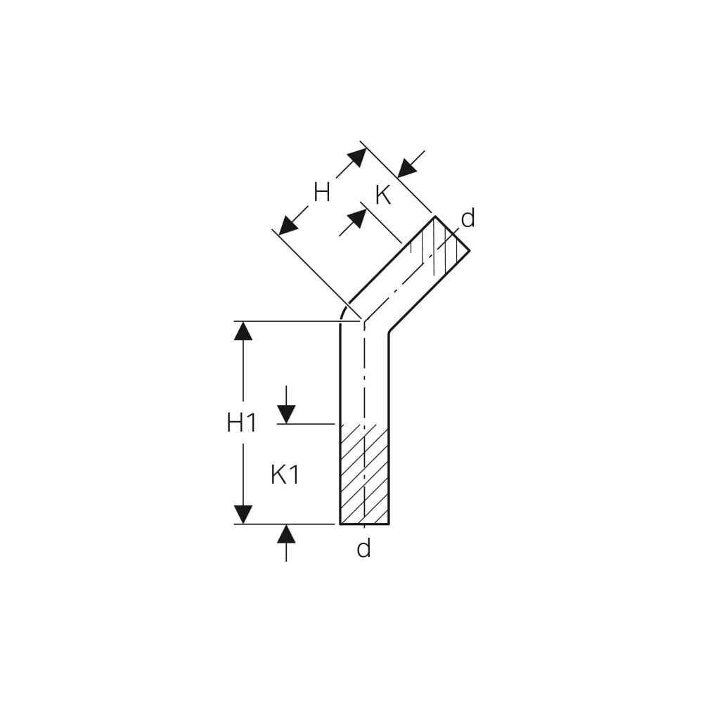 Geberit Mapress Edelstahl Passbogen 45 Grad, Außendurchmesser 35mm... GEBERIT-30876 4024723308768 (Abb. 4)