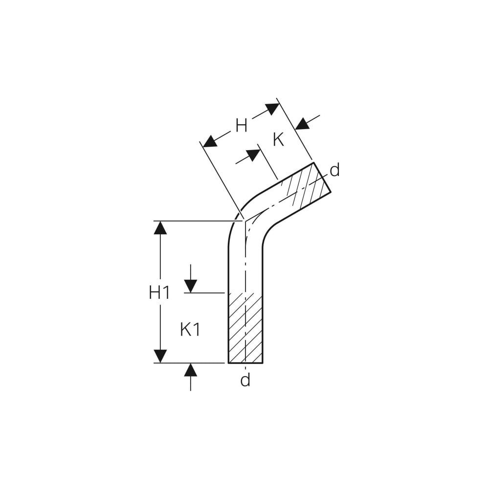 Geberit Mapress Edelstahl Passbogen 60 Grad, Außendurchmesser 28mm... GEBERIT-30955 4024723309550 (Abb. 4)