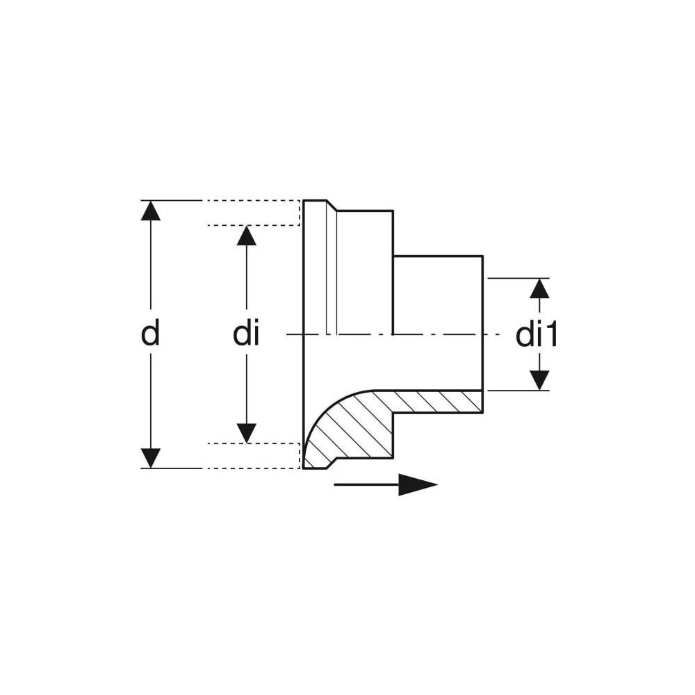 Geberit Mapress C-Stahl Saugdüse für Einrohrheizung Außendurchmesser 18mm... GEBERIT-90253 4024723902539 (Abb. 5)