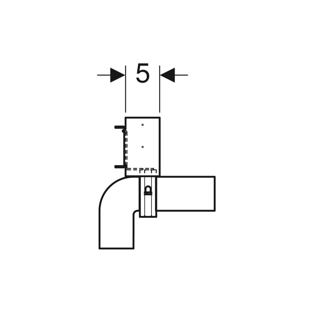 Geberit Duofix Traverse für Standarmatur, Küchenspüle, für Trockenbau... GEBERIT-111774001 4025416620556 (Abb. 5)