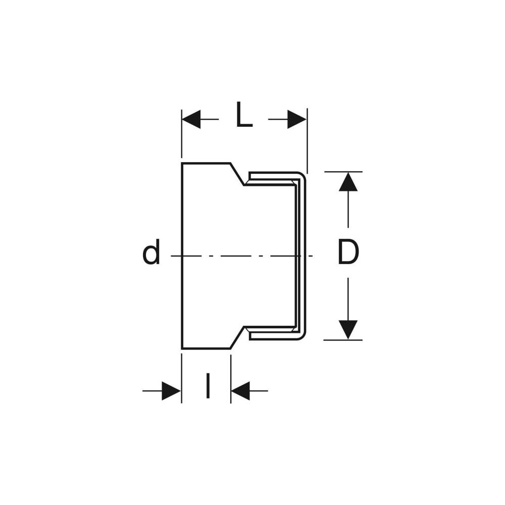 Geberit Silent db20 Enddeckel verschraubbar Außendurchmesser 160mm... GEBERIT-315005141 4025416862314 (Abb. 4)