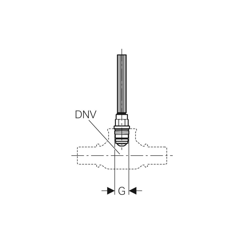 Geberit Oberteil für Unterputz-Absperrventil DN 20 G 3/4"... GEBERIT-241575001 4025416794066 (Abb. 4)