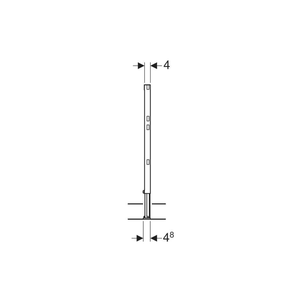 Geberit Duofix Ständer teilhoch, 82-130cm, für Trockenbau... GEBERIT-111825001 4025416445302 (Abb. 5)