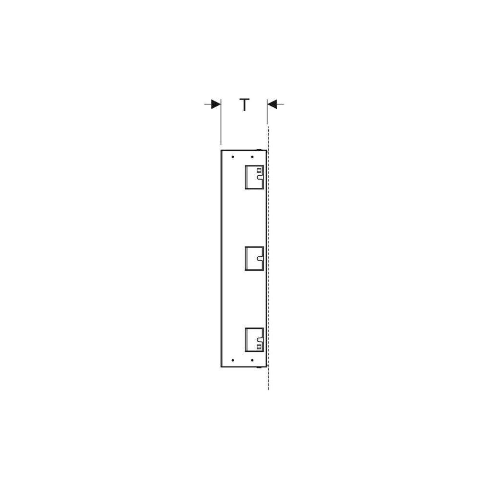 Geberit GIS Element für Nischenablagebox mit Einlegeböden... GEBERIT-461790001 4025416454519 (Abb. 5)