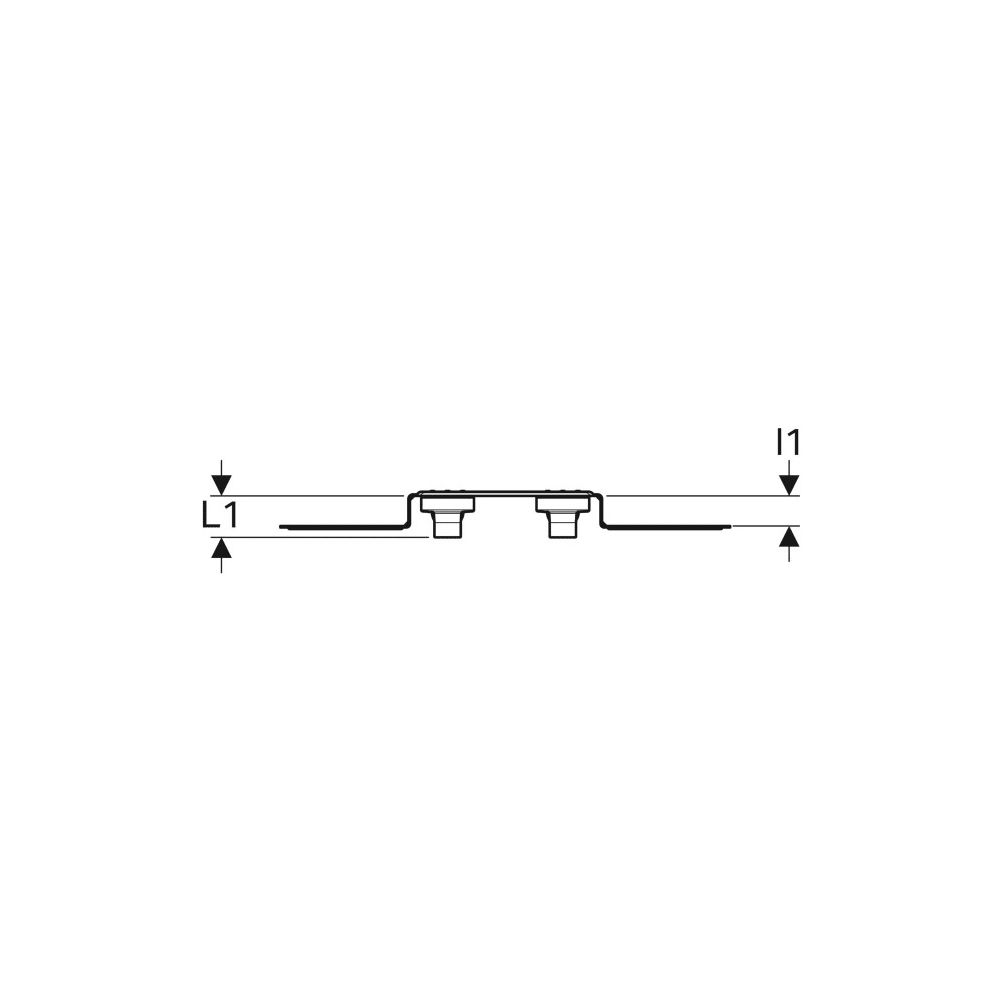 Geberit PushFit Anschlusswinkel 90° vormontiert, zweifach, mit Ablaufrohrschelle und... GEBERIT-651288001 4025416957959 (Abb. 4)