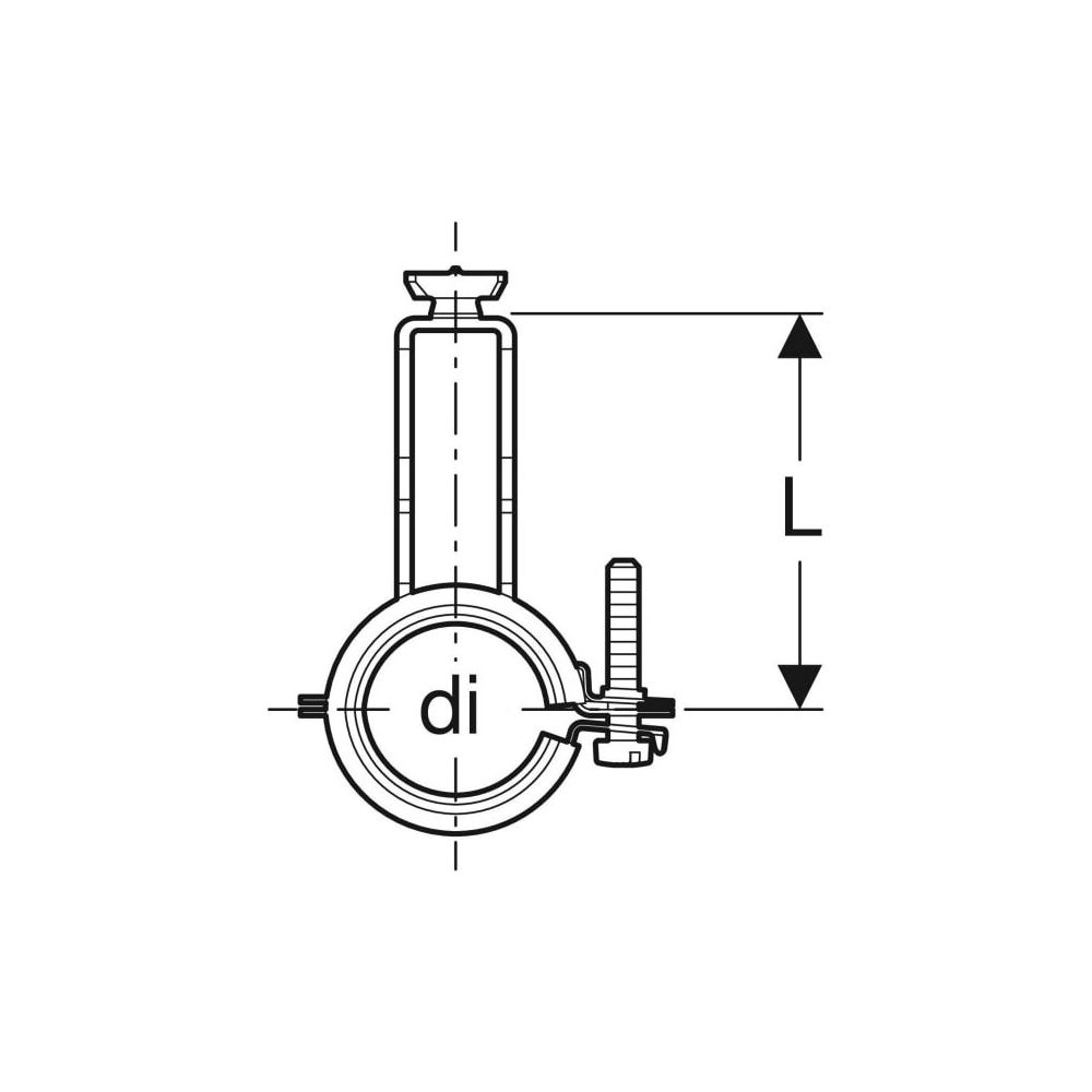 Geberit Set Verteilerbefestigungen gekröpft, mit Drehrastbolzen 1,0215, di 25–30mm, ... GEBERIT-653493001 4025416761099 (Abb. 4)