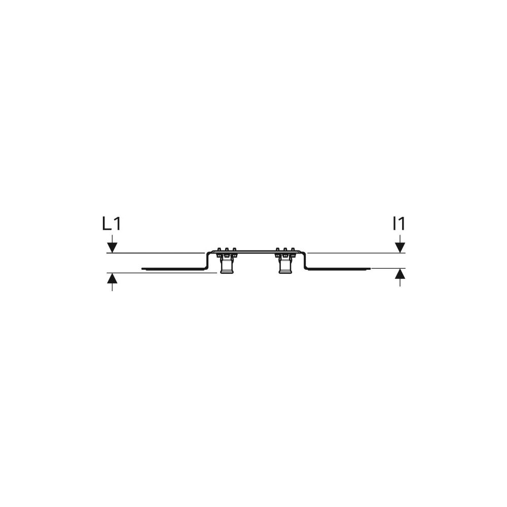 Geberit PushFit Anschlusswinkel 90 Grad vormontiert, zweifach, Messing d 20mm, Messi... GEBERIT-651299001 4025416719304 (Abb. 5)