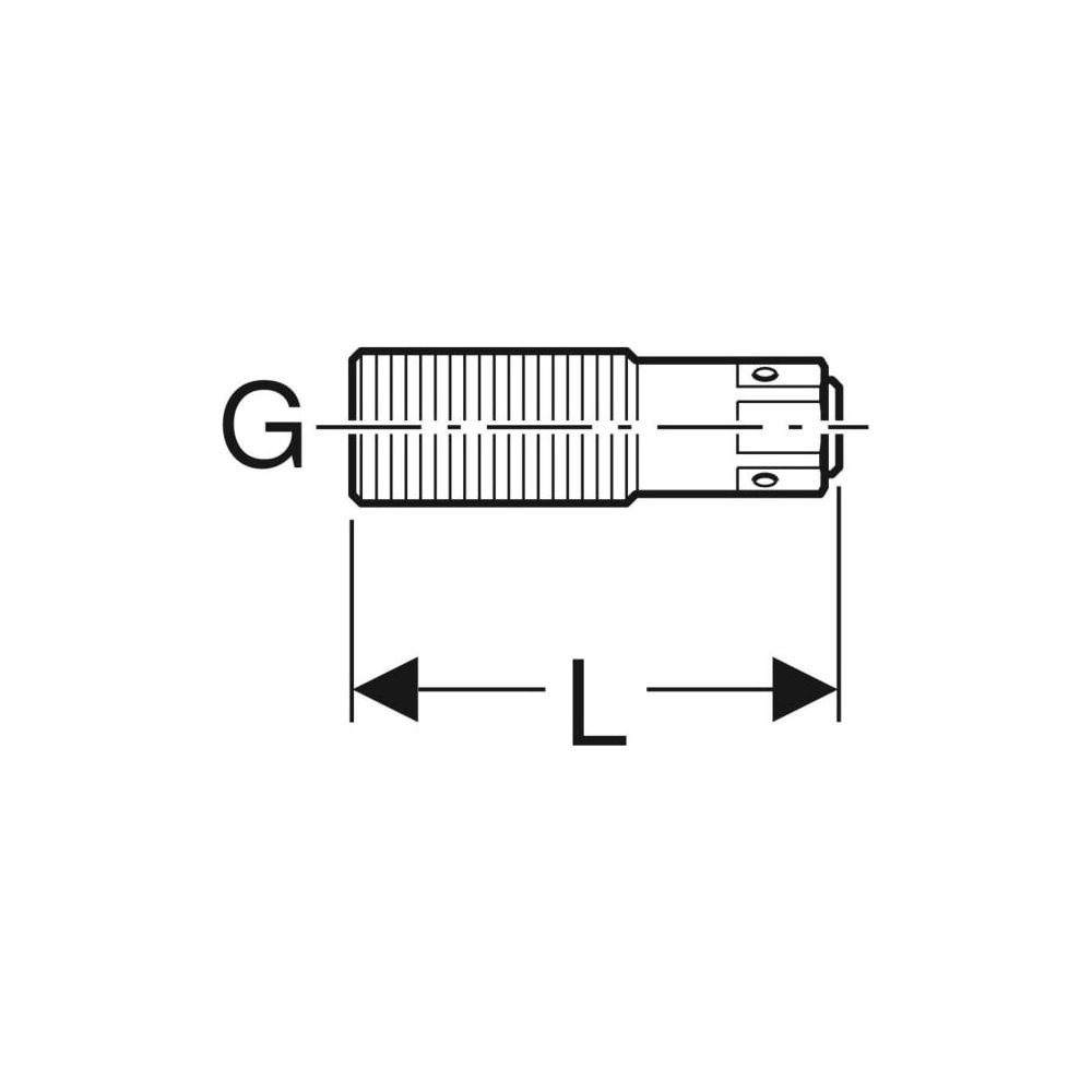 Geberit Abpressstopfen mit Außengewinde aus Messing... GEBERIT-650930001 4025416797418 (Abb. 4)