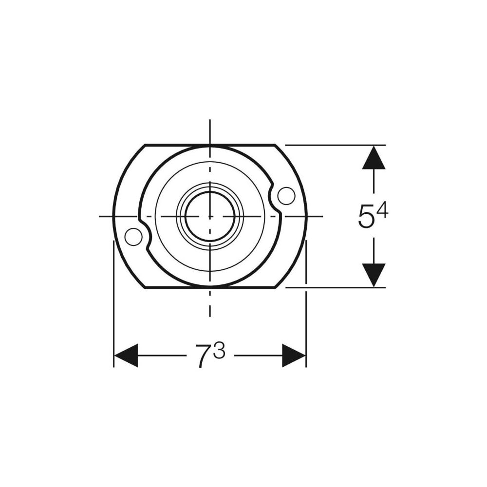 Geberit Nachrüstadapter für Zulauf Urinal... GEBERIT-242309001 4025416728917 (Abb. 3)