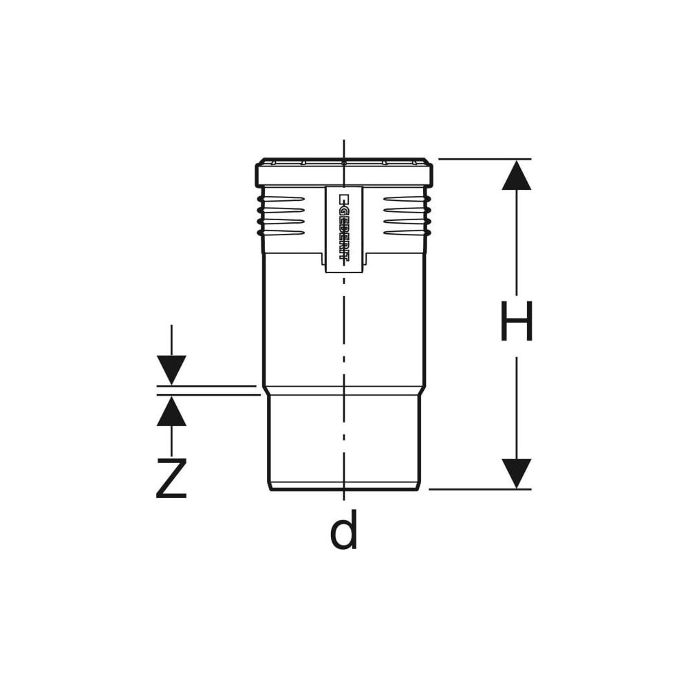 Geberit Silent-PP Langmuffe Außendurchmesser 160mm... GEBERIT-390718141 4025416085492 (Abb. 4)