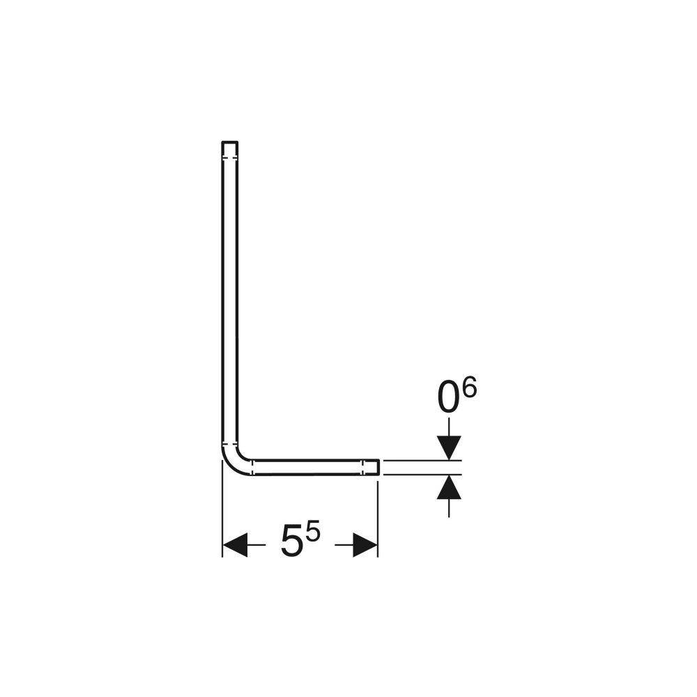 Geberit GIS Montagewinkel 12cm x 5, 5cm... GEBERIT-461140001 4025416160687 (Abb. 4)