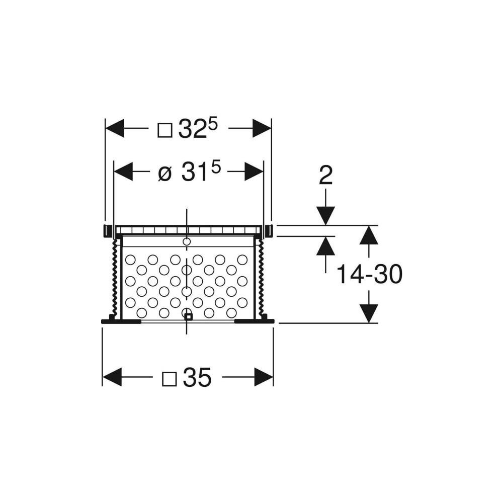 Geberit Pluvia Ergänzungsset befahrbar... GEBERIT-359635001 4025416113850 (Abb. 4)