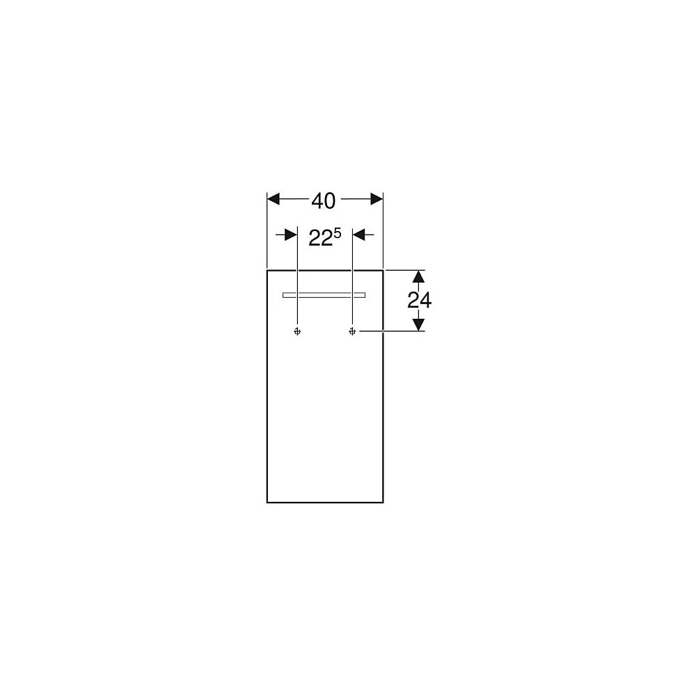 Geberit Renova Compact Lichtspiegel, Breite 40cm, Höhe 80cm, Aluminium eloxiert... GEBERIT-Y862340000 4022009329735 (Abb. 6)