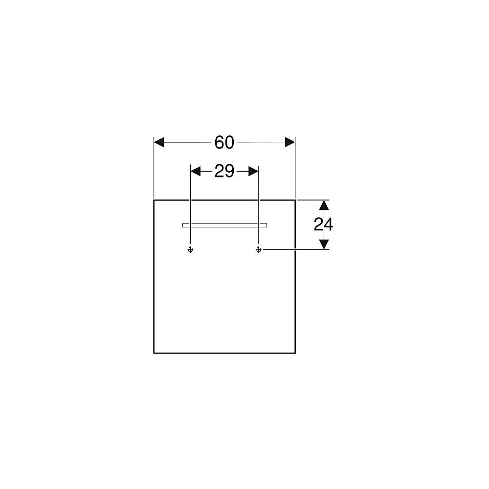 Geberit Renova Compact Lichtspiegel, Breite 60cm, Höhe 65cm, Aluminium eloxiert... GEBERIT-862360000 4022009329759 (Abb. 6)