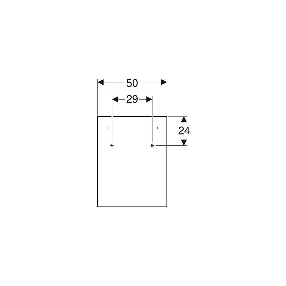 Geberit Renova Compact Lichtspiegel, Breite 50cm, Höhe 65cm, Aluminium eloxiert... GEBERIT-862350000 4022009329742 (Abb. 6)