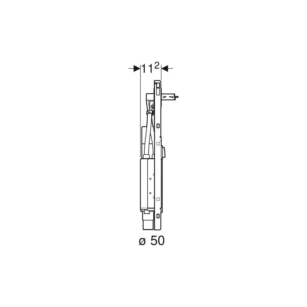Geberit GIS Set für ONE Waschtisch verkürzte Ausladung, ONE Wandarmatur, UP-Drehgeru... GEBERIT-461474001 4025416781004 (Abb. 5)